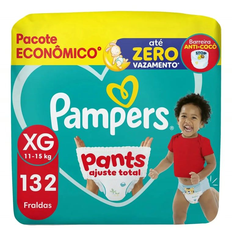 Fralda Pampers Pants XG pacote econômico