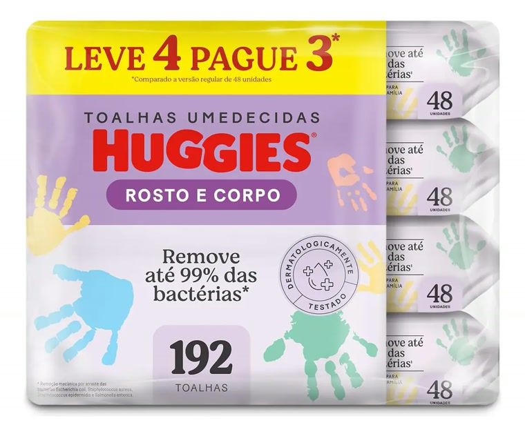 Toalhas umedecidas Huggies